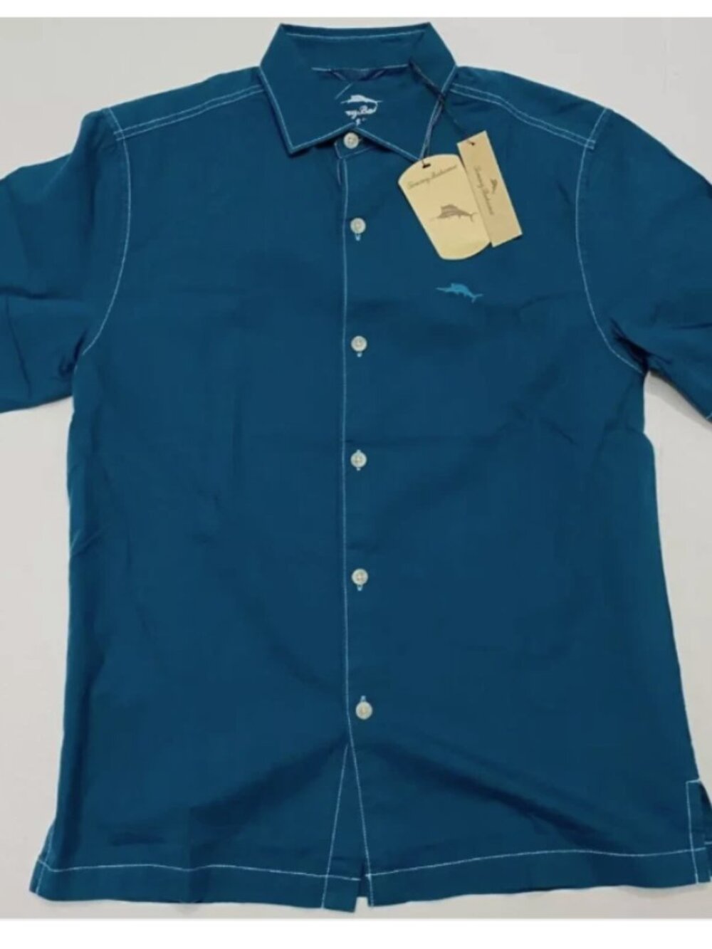 Tommy Bahama Button Down Cotton Shirt - Ink Blue - Small – NWT